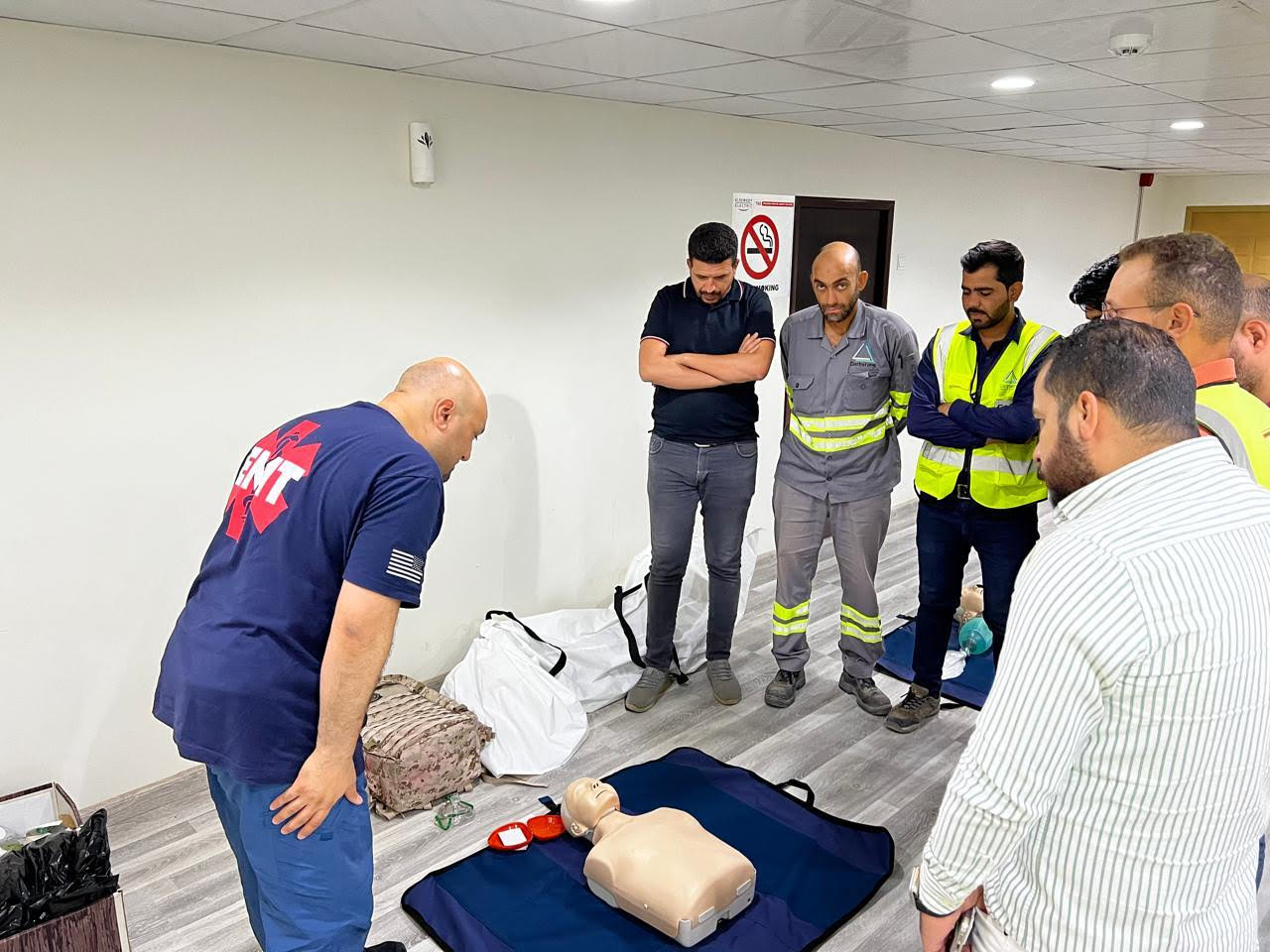 تنفيذ سلسلة من دورات الإسعافات الأولية لعدد من الجهات
